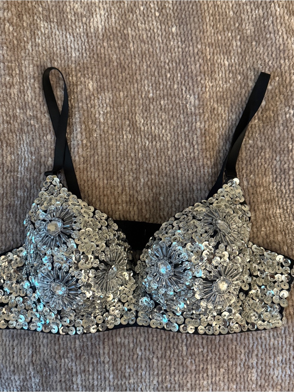 Beaded bra
